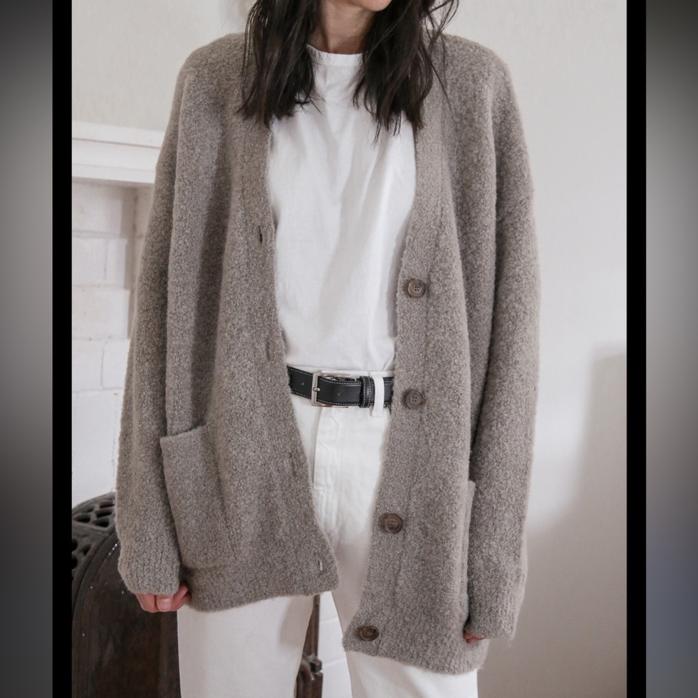 Cozy Jenni Kayne XS Women's Button-Up Cardigan Sweater $325